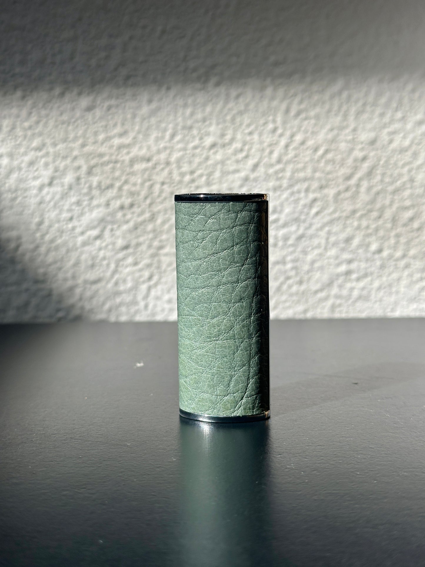 Lighter Case in Sage Leather
