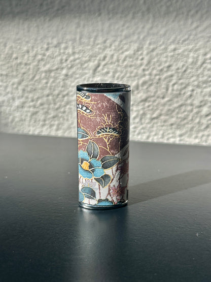 Lighter Case in Cherry Blossom Leather