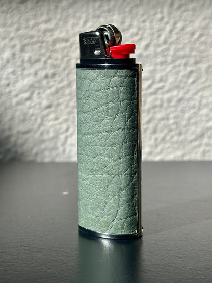 Lighter Case in Sage Leather