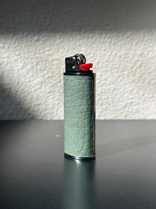 Lighter Case in Sage Leather