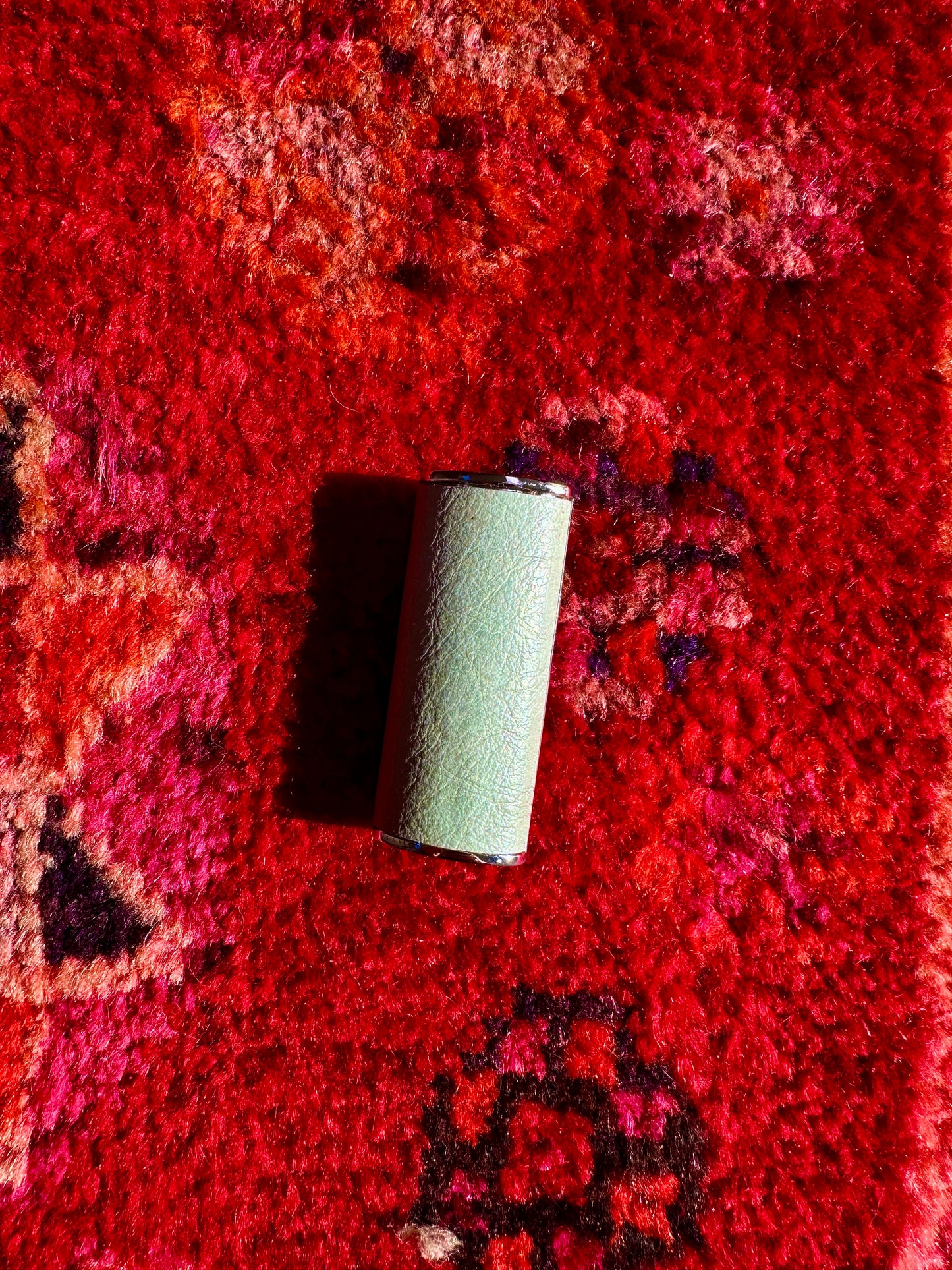 Lighter Case in Baby Blue Leather